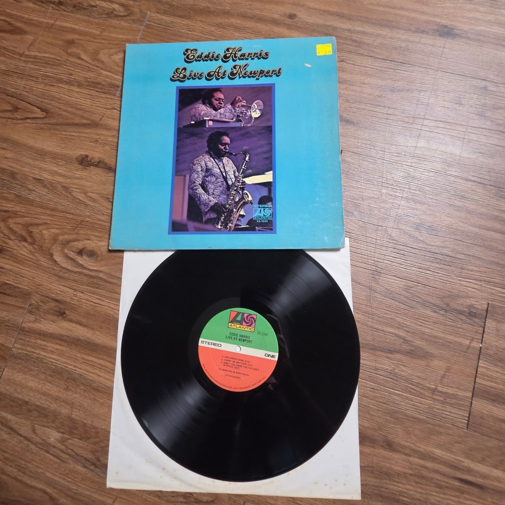 Eddie Harris – Live At Newport Atlantic Records 1971 SD 1595 Vinyl VG+ VG+/VG+